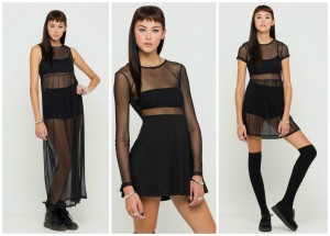 mesh dresses