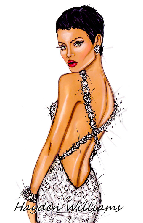Hayden Williams Fashion Illustrations: Rihanna: Talk That Talk